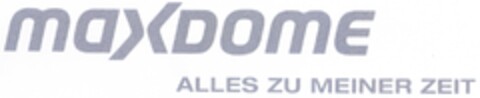 maxDOME ALLES ZU MEINER ZEIT Logo (DPMA, 08/10/2006)