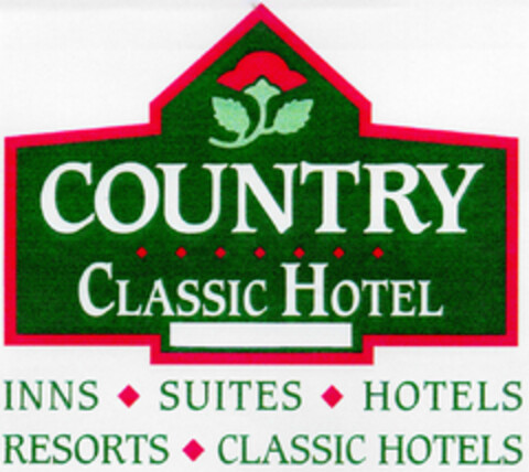 COUNTRY CLASSIC HOTEL Logo (DPMA, 22.08.1995)