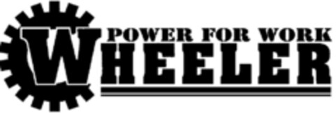 POWER FOR WORK WHEELER Logo (DPMA, 15.11.1995)