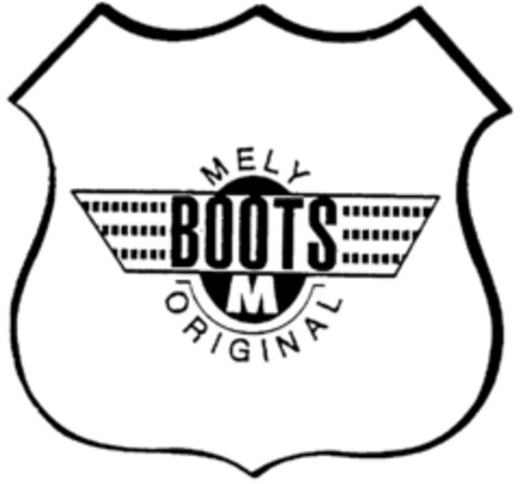 MELY BOOTS M Orginal Logo (DPMA, 22.01.1996)