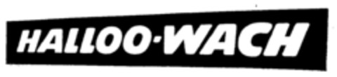 HALLOO-WACH Logo (DPMA, 16.04.1992)