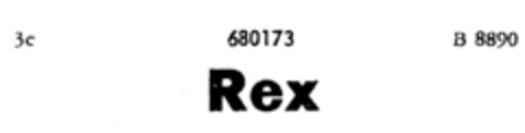 Rex Logo (DPMA, 01.02.1954)