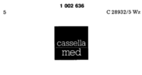 cassella med Logo (DPMA, 11/17/1979)