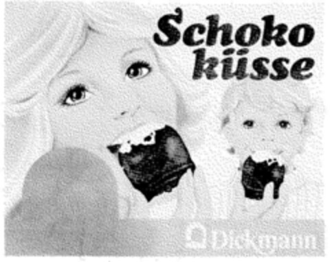 Schokoküsse Dickmann Logo (DPMA, 15.11.1977)