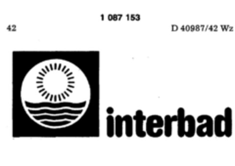 interbad Logo (DPMA, 14.05.1985)