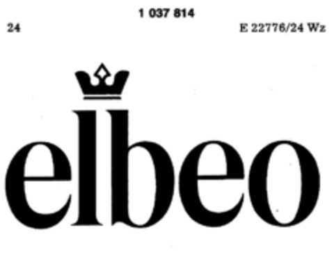 elbeo Logo (DPMA, 02/22/1982)