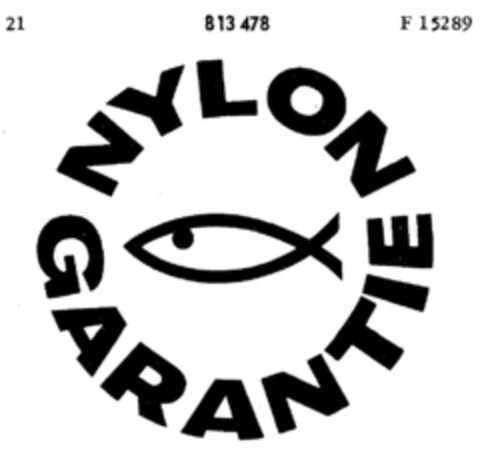 NYLON GARANTIE Logo (DPMA, 14.09.1964)