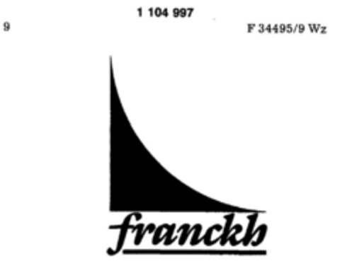 franckh Logo (DPMA, 20.06.1986)