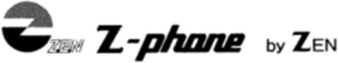 Z-PHONE BY ZEN Logo (DPMA, 28.11.1990)