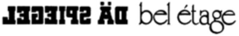 DÄ SPIEGEL bel etage Logo (DPMA, 07.03.1991)