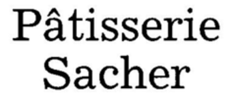 Pâtisserie Sacher Logo (DPMA, 16.05.1988)