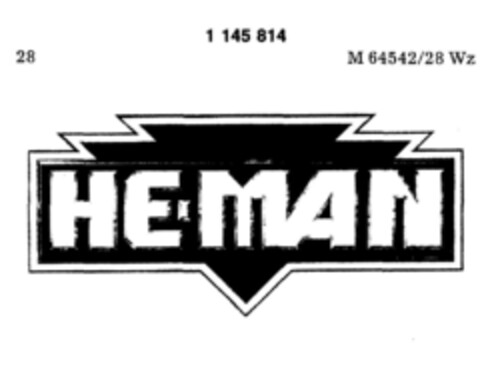 HE-MAN Logo (DPMA, 15.02.1989)