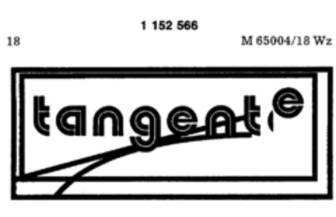 tangent e Logo (DPMA, 05.05.1989)