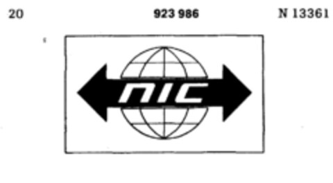 NIC Logo (DPMA, 20.01.1973)