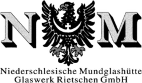 NM Niederschlesische Mundglashütte Glaswerk Rietschen GmbH Logo (DPMA, 11.08.1993)