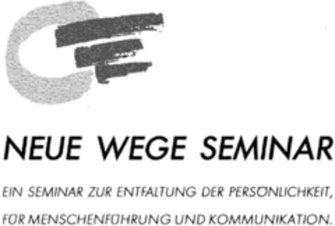 NEUE WEGE SEMINAR EIN SEMINAR ZUR ENTFALTUNG DER PERSÖNLICHKEIT, FÜR MENSCHENFÜHRUNG UND KOMMUNIKATION Logo (DPMA, 12/01/1993)