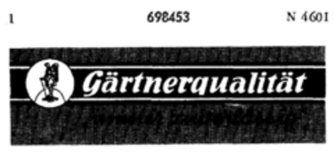 Gärtnerqualität "immer zuverlässig" Logo (DPMA, 06/12/1956)