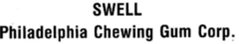 SWELL Philadelphia Chewing Gum Corp. Logo (DPMA, 26.09.1977)