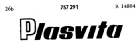 Plasvita Logo (DPMA, 17.03.1961)
