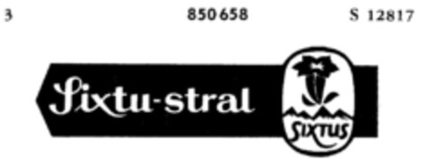 Sixtus-stral Logo (DPMA, 11.07.1961)