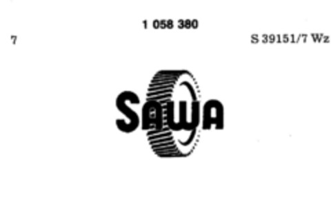 SAWA Logo (DPMA, 26.07.1983)