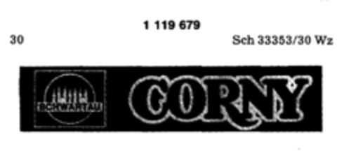 CORNY SCHWARTAU Logo (DPMA, 04/16/1987)