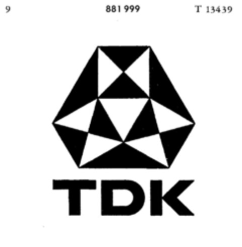 TDK Logo (DPMA, 28.08.1969)
