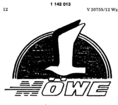 MÖWE Logo (DPMA, 05/04/1988)