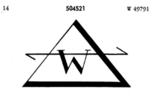 W Logo (DPMA, 23.10.1937)