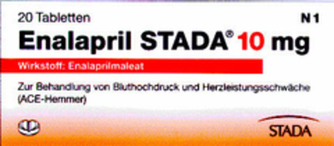 Enalapril STADA 10 mg Logo (DPMA, 09.11.2000)