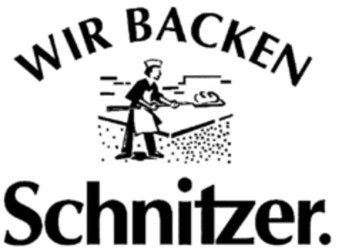 WIR BACKEN Schnitzer. Logo (DPMA, 11/28/2000)