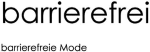 barrierefrei barrierefreie Mode Logo (DPMA, 20.03.2008)