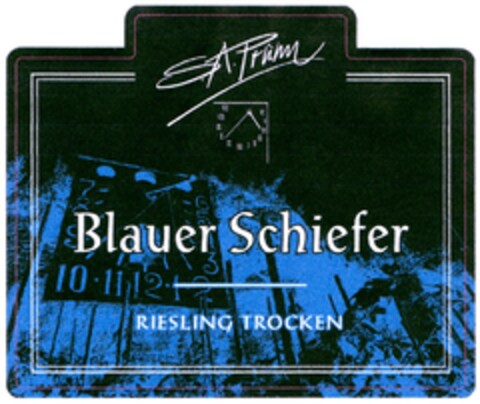 Blauer Schiefer RIESLING TROCKEN Logo (DPMA, 10.05.2008)