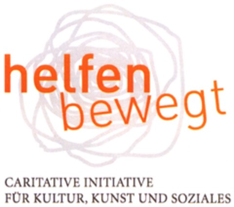 helfen bewegt CARITATIVE INITIATIVE FÜR KULTUR, KUNST UND SOZIALES Logo (DPMA, 06/08/2011)