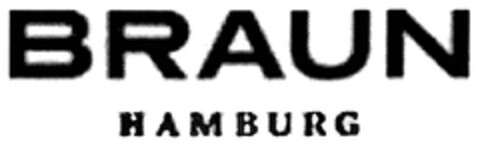 BRAUN HAMBURG Logo (DPMA, 12.03.2012)
