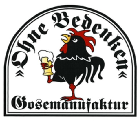 Ohne Bedenken Gosemanufaktur Logo (DPMA, 08/12/2017)