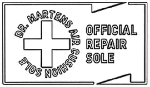 DR. MARTENS AIR CUSHION SOLE OFFICIAL REPAIR SOLE Logo (DPMA, 09.11.2022)