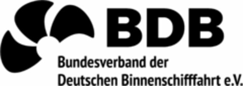 BDB Bundesverband der Deutschen Binnenschifffahrt e.V. Logo (DPMA, 21.04.2023)