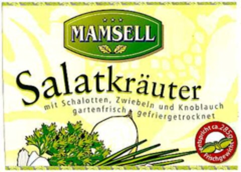 MAMSELL Salatkräuter Logo (DPMA, 11.02.2003)
