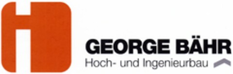 GEORGE BÄHR Hoch- und Ingenieurbau Logo (DPMA, 05.09.2003)