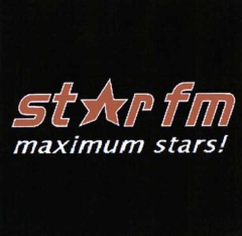 star fm maximum stars! Logo (DPMA, 21.01.2004)