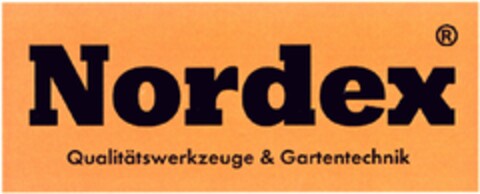 Nordex Qualitätswerkzeuge & Gartentechnik Logo (DPMA, 01/28/2005)