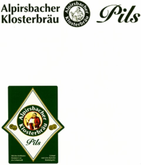 Alpirsbacher Klosterbräu Pils Logo (DPMA, 14.03.2007)