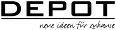 DEPOT neue ideen für zuhause Logo (DPMA, 12/21/2007)