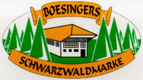 BOESINGERS SCHWARZWALDMARKE Logo (DPMA, 28.06.1996)