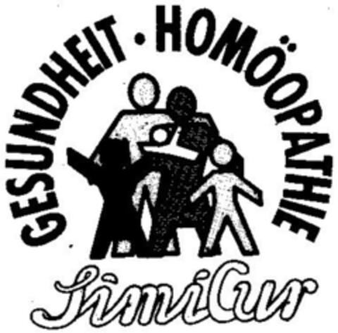 GESUNDHEIT HOMÖOPATHIE SimiCur Logo (DPMA, 30.10.1996)