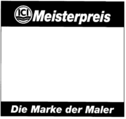 ICI Meisterpreis Die Marke der Maler Logo (DPMA, 01/20/1998)