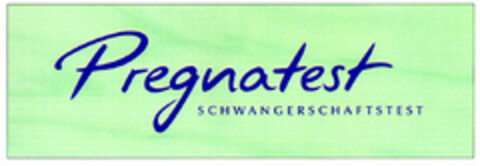 Pregnatest SCHWANGERSCHAFTSTEST Logo (DPMA, 14.09.1999)