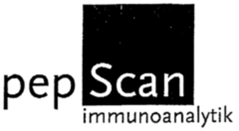 pep Scan immunoanalytik Logo (DPMA, 11/11/1999)