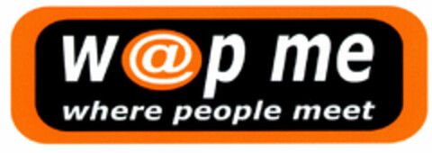 Wap me where people meet Logo (DPMA, 11/29/1999)